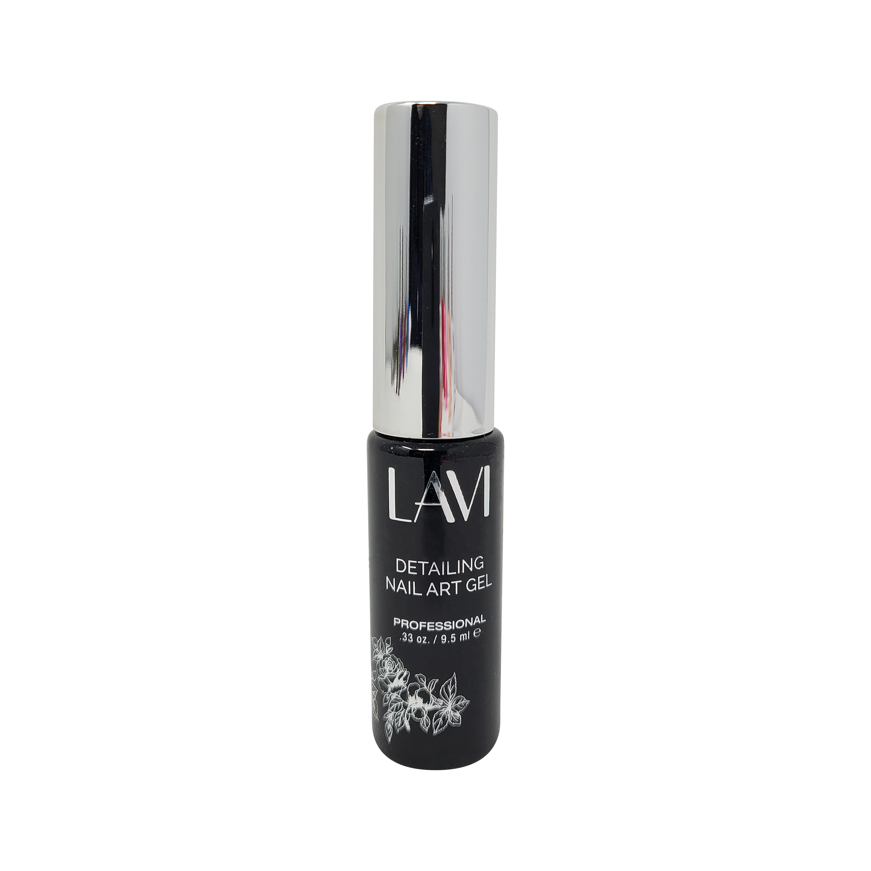 Lavi Detailing Nail Art Gel, 01, BLACK, 0.33oz, (Pk: 12 pcs/box)