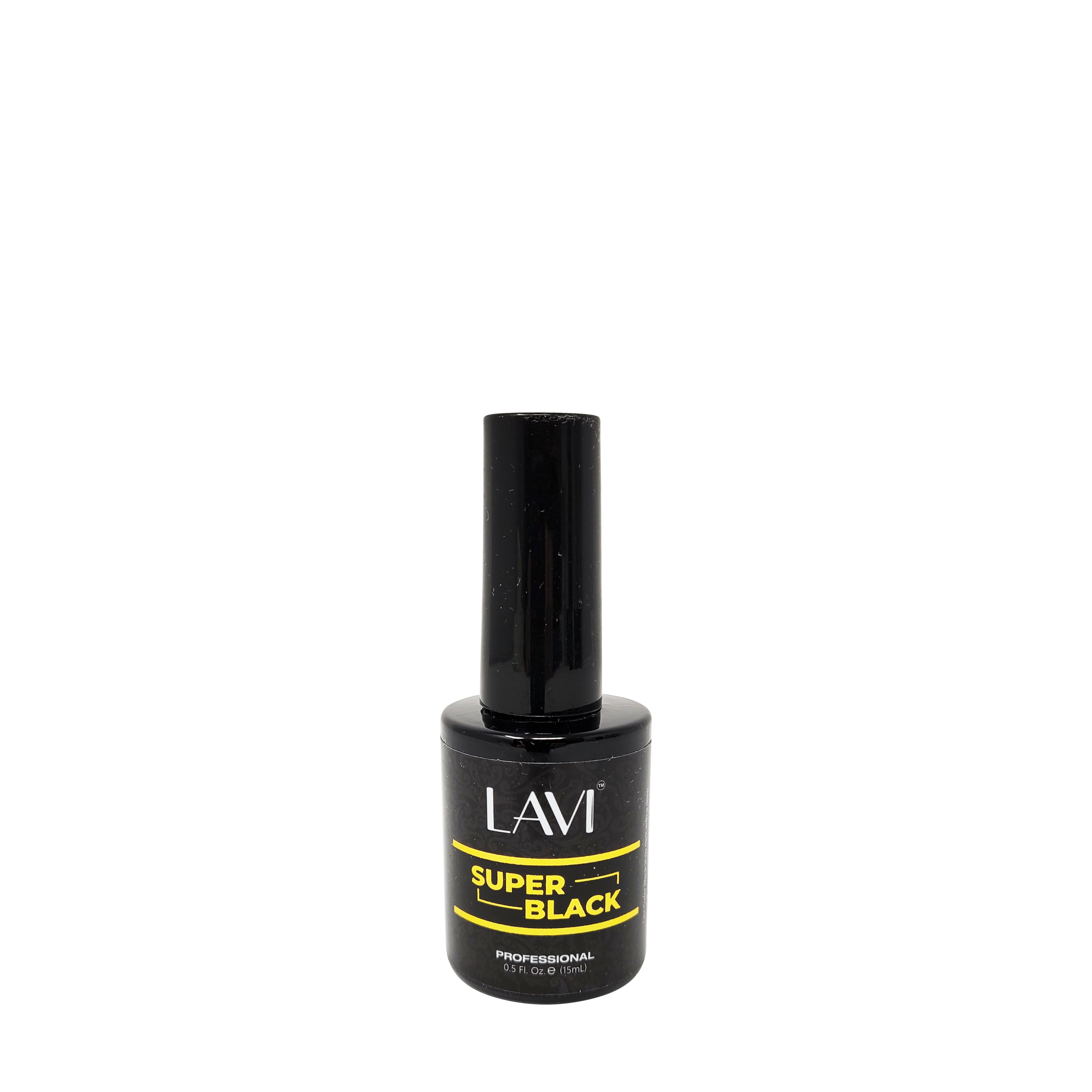 Lavi Super Black Gel, 0.5oz, 16020 (Packing: 25 pcs/box, 200 pcs/case)